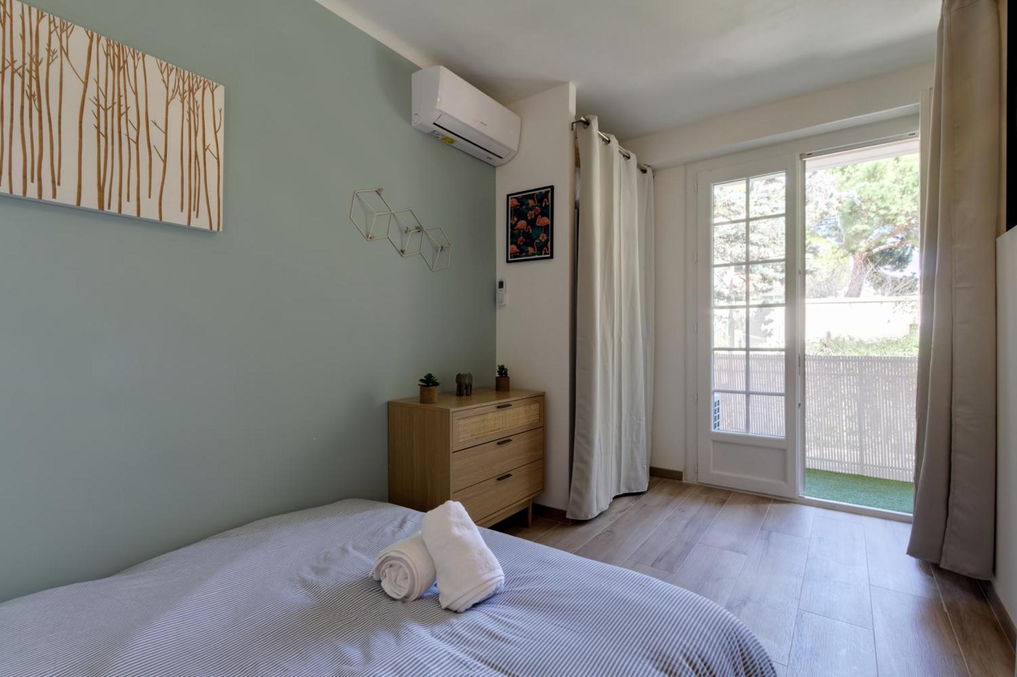 016- T2 Tropisme, Appart 1 Chambre,Clim,Wifi,Parking Монпельє Екстер'єр фото
